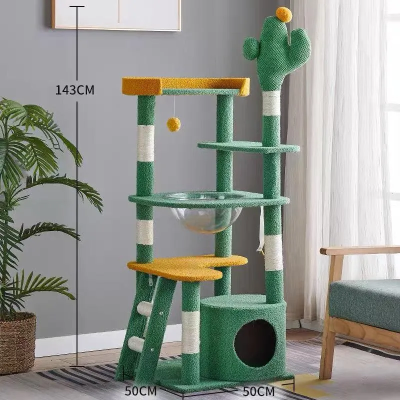 144cm Cat Tree/Tower Scratching Post  Pet Condo House Furniture Scratcher