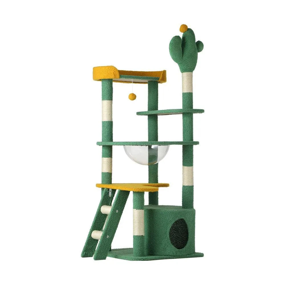 144cm Cat Tree/Tower Scratching Post  Pet Condo House Furniture Scratcher