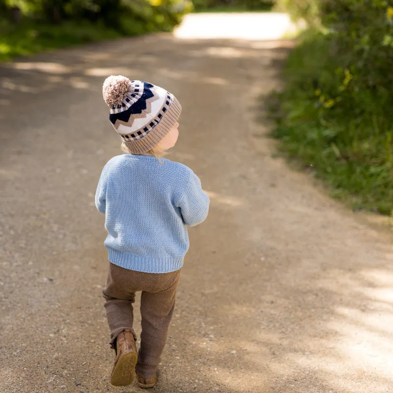 Acorn Colorado Merino Beanie - Navy